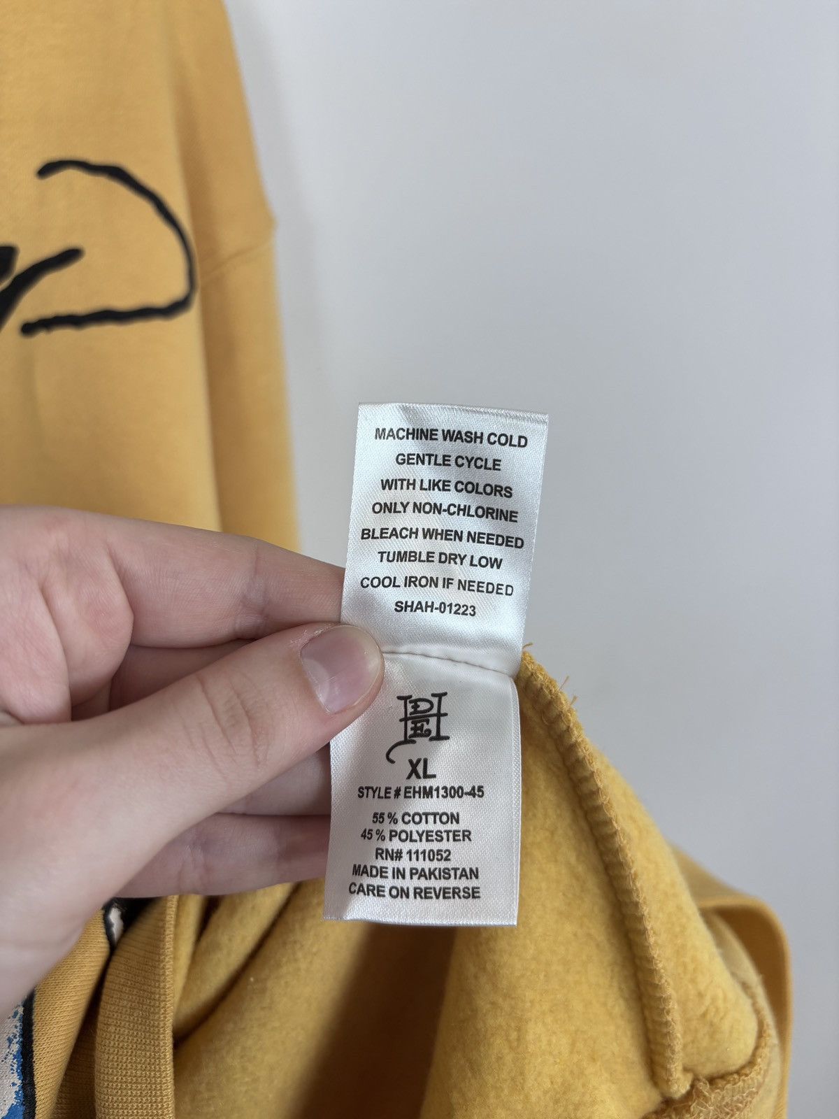 Christian Audigier Ed Hardy NWT Men’s Y2K Mustard Yellow Fire Tiger Logo Hoodie Size US XL / EU 56 / 4 - 18 Thumbnail