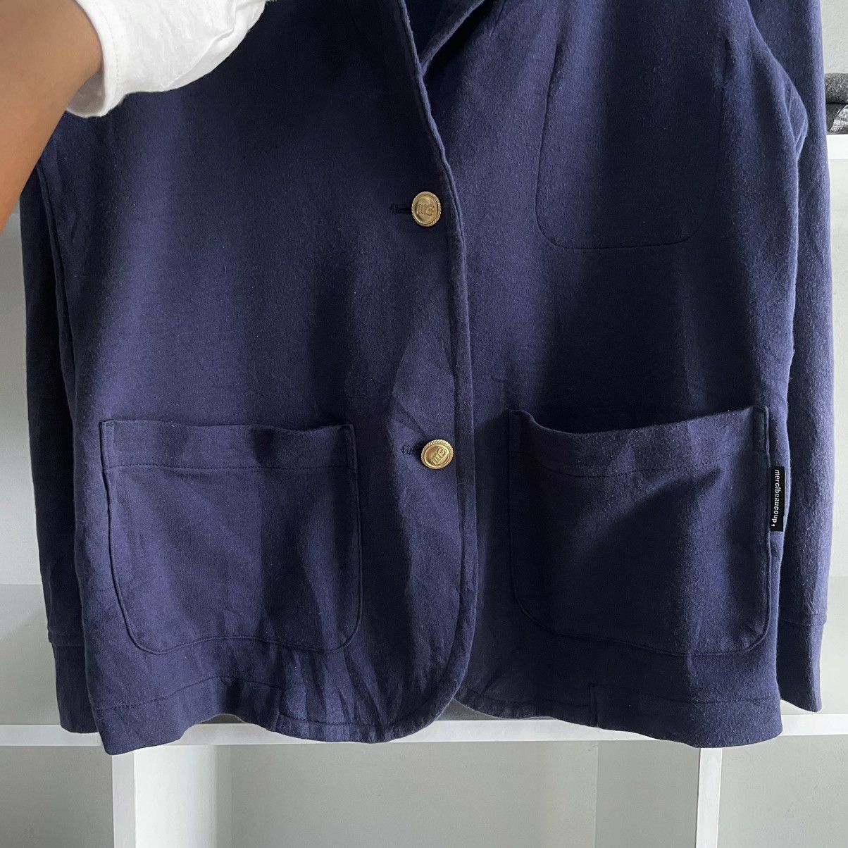 Issey Miyake 🇯🇵 Mercibeaucoup Issey Miyake Knit Blazer japanese style Size S / US 4 / IT 40 - 3 Thumbnail
