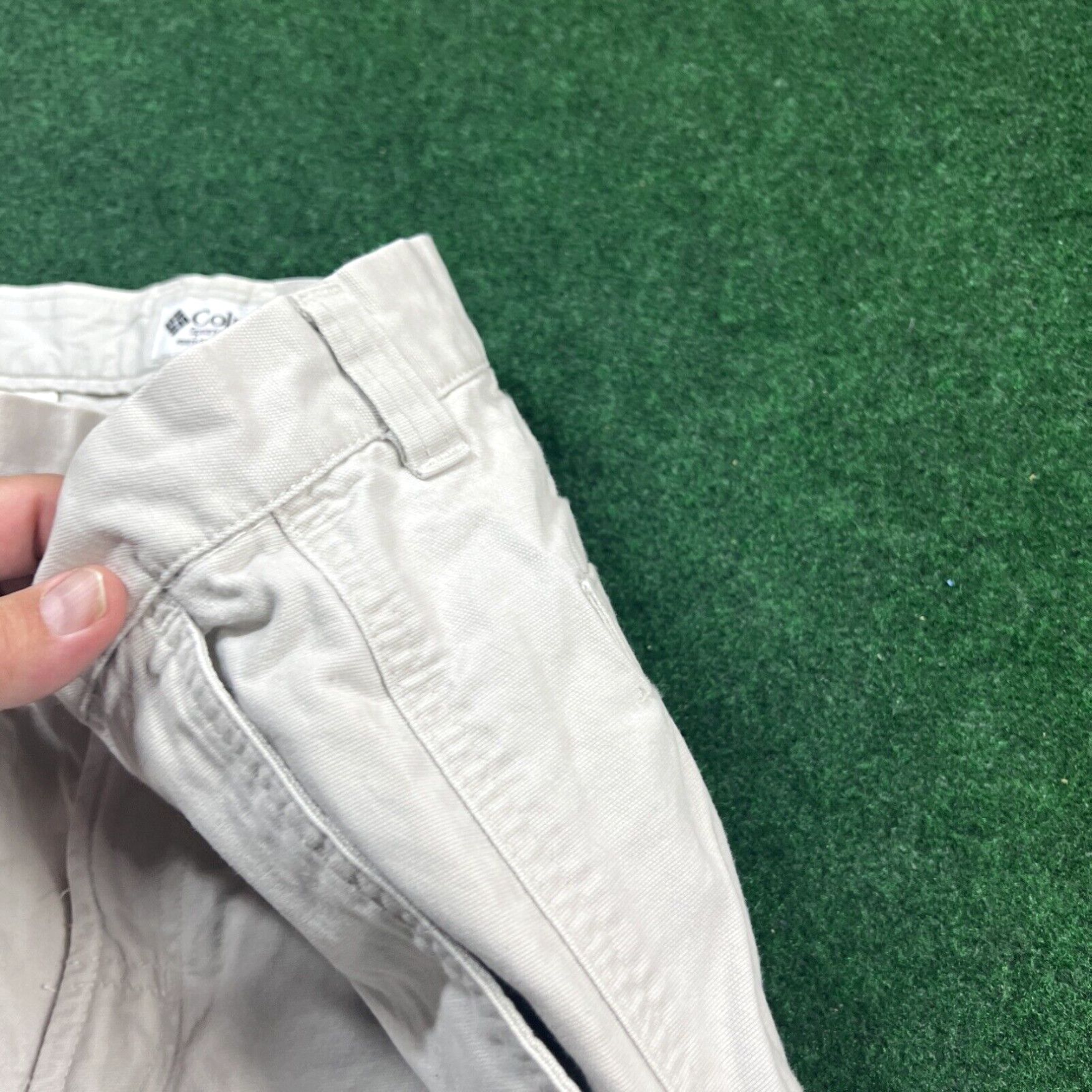 Vintage Mens Columbia Sportswear Zip Pocket Pants 40x32 Khaki Slack Chino Trouser Size US 40 / EU 56 - 5 Thumbnail