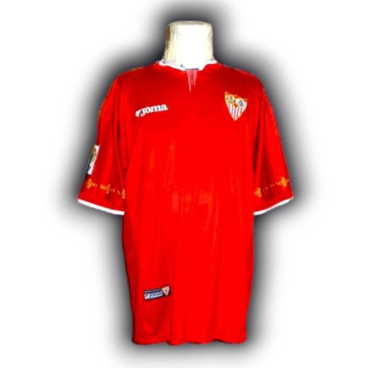 Joma Fc Seville Spain 2004 2005 2006 Away Shirt Jersey Size US XXL / EU 58 / 5 - 4 Thumbnail