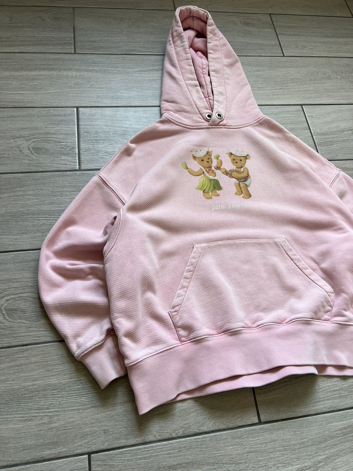 Palm Angels Palm Angels Pink Dancing Bears Logo Oversized Hoodie S Size Size US S / EU 44-46 / 1 - 6 Thumbnail