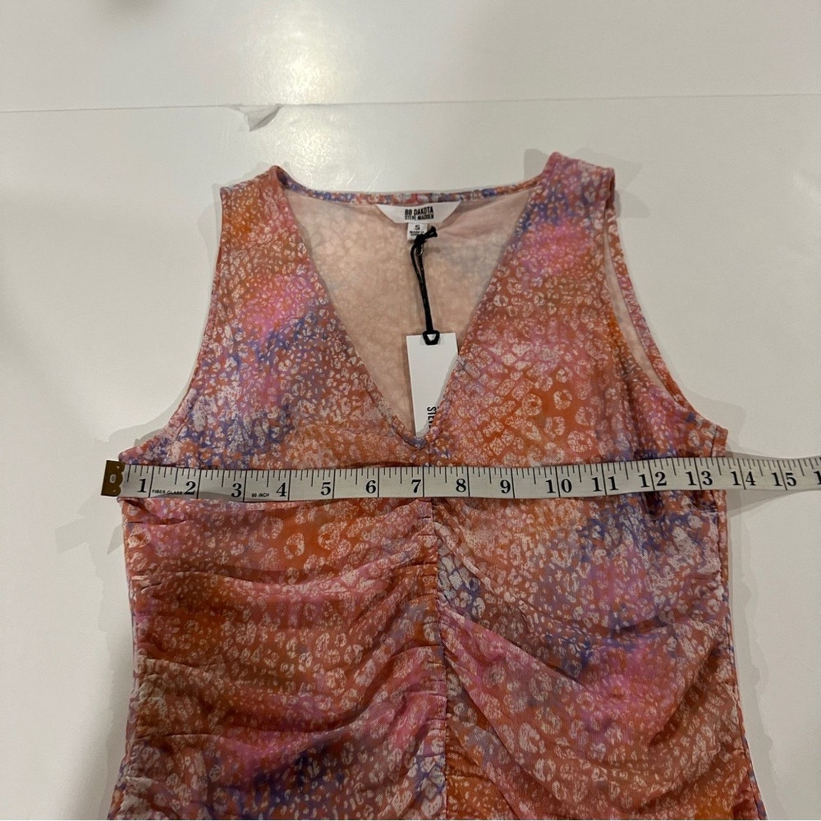 BB Dakota BB Dakota by Steve Madden Keep Me Wild Ruched Bodycon Dress Size S / US 4 / IT 40 - 8 Thumbnail