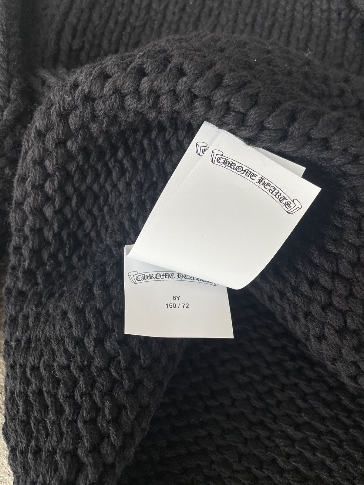 Chrome Hearts Chrome Hearts Knitted Triple Cross Patch Sweater Size US XS / EU 42 / 0 - 5 Thumbnail