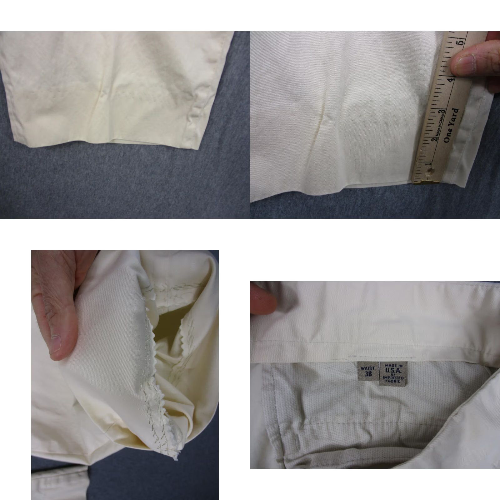 Bills Khakis Bills Khakis M2 Pants Mens 38x27 Beige Flat Front Classic Fit Cotton Pockets Slit Back Buttons USA Size US 38 / EU 54 - 8 Thumbnail