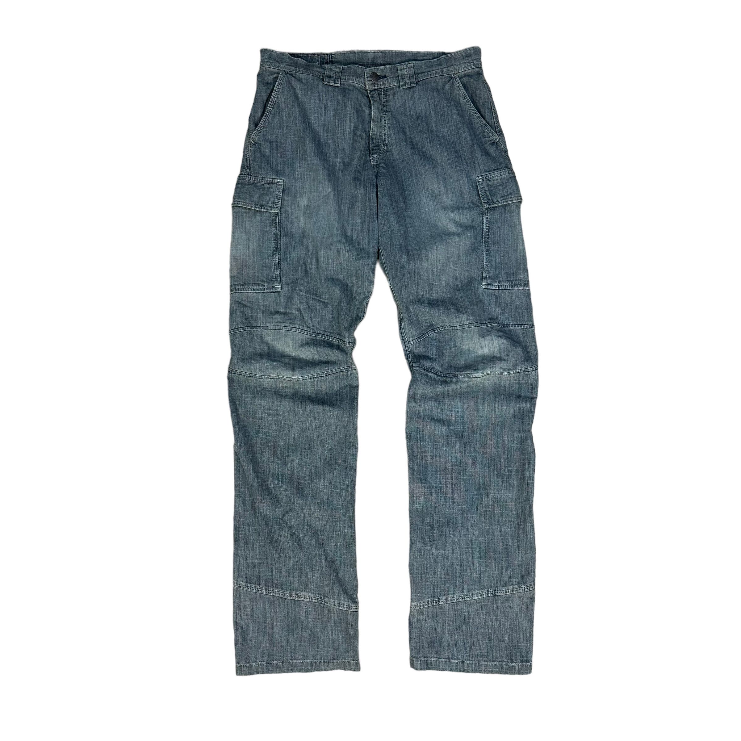 Marithe + Francois Girbaud Marithe Francois Girbaud 6 Pocket Denim Cargo Pant #8217-207 Size US 33 - 1 Thumbnail