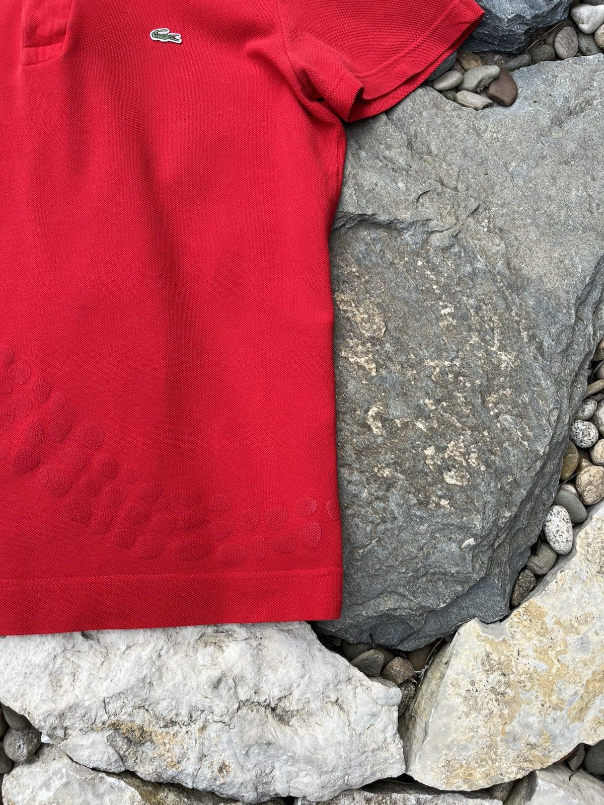 Lacoste × Vintage Vintage Lacoste x Michael Young patterned polo t-shirt tee Size US M / EU 48-50 / 2 - 6 Thumbnail