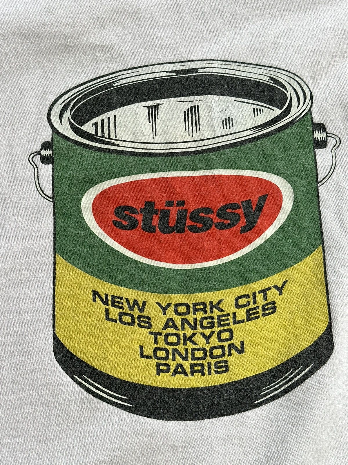 Stussy × Vintage Vintage Stussy Y2K Long Sleeve Big Logo Distressed Size US M / EU 48-50 / 2 - 11 Thumbnail