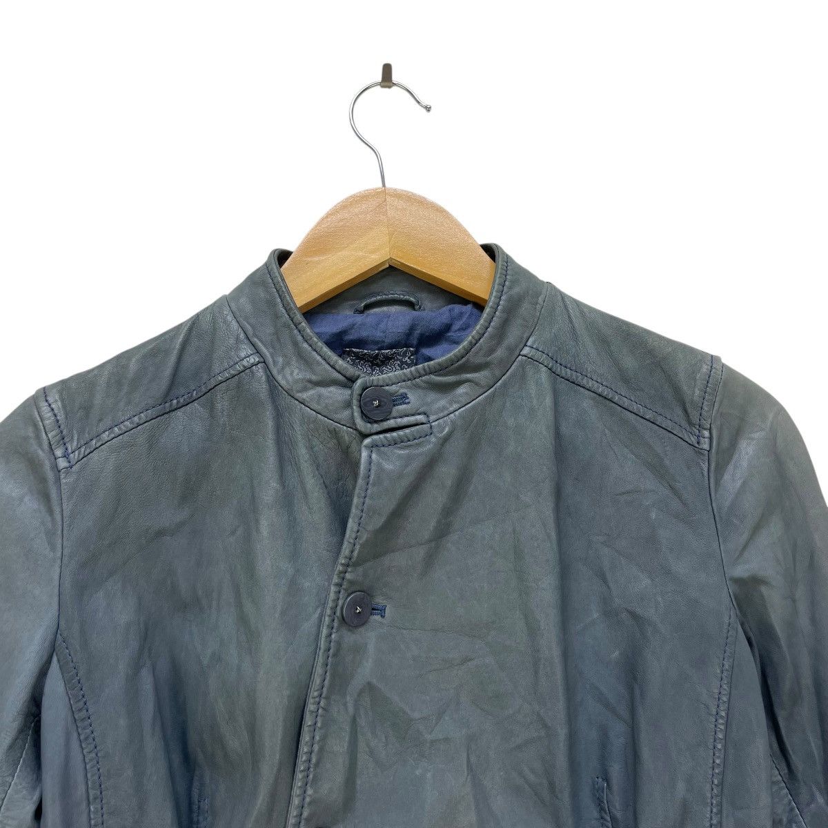 Leather Brodgen Lamb Leather Jacket Size S / US 4 / IT 40 - 3 Thumbnail