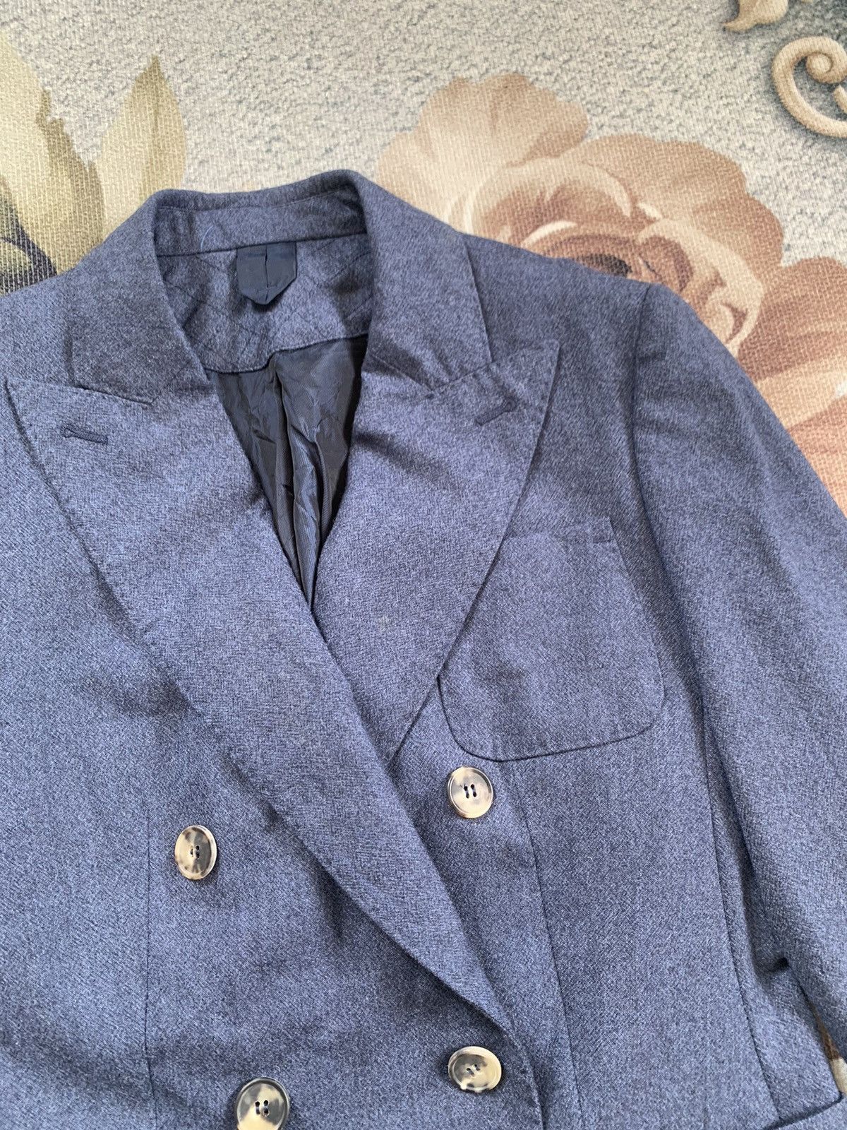 Max Mara MaxMara Blend Cashmere Double Breast Jacket Coat Size XS / US 0-2 / IT 36-38 - 5 Thumbnail
