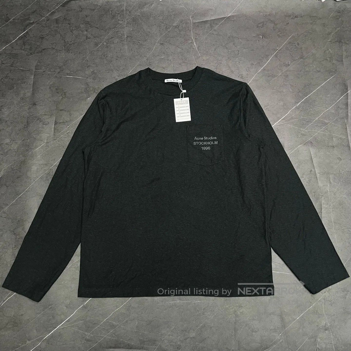 Acne Studios Acne Studios FW25 1996 Small Logo Crewneck Long Sleeve. Size US L / EU 52-54 / 3 - 1 Thumbnail