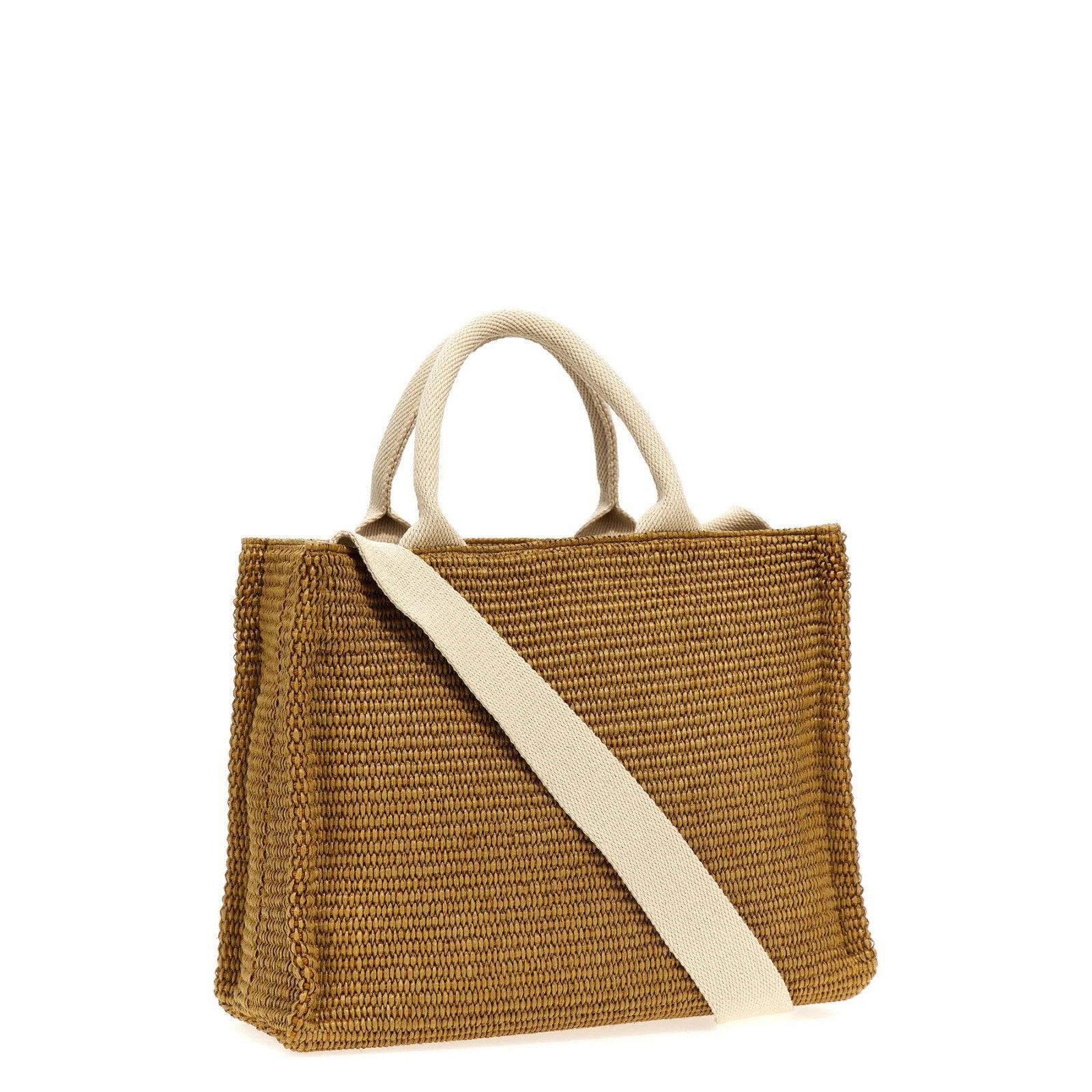 Marni MARNI Mini Tote Beige Raffia Shoulder Bag New & Authentic Size ONE SIZE - 2 Thumbnail