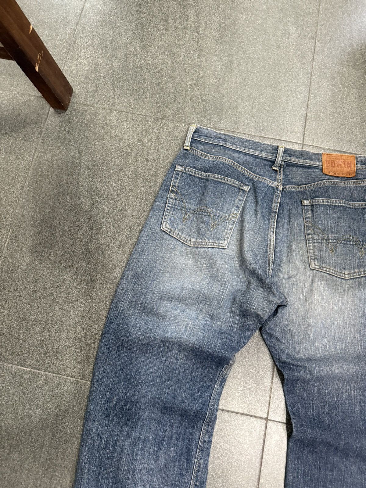 Edwin 90’s EDWIN 505ZX RARE BACK POCKET LOGO Y2K RETRO JAPAN PANTS Size US 36 / EU 52 - 4 Thumbnail