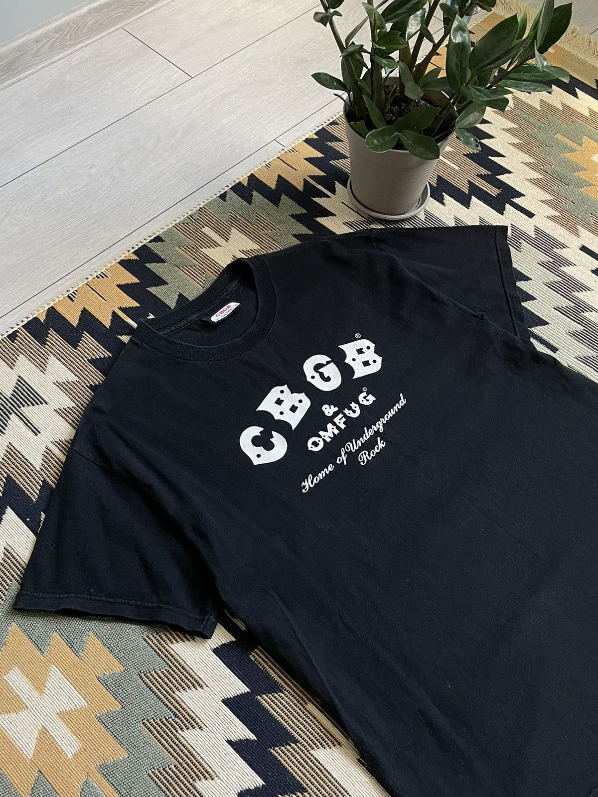 Band Tees × Seditionaries × Vintage Vintage CBGB Om Fug T-shirt Size US L / EU 52-54 / 3 - 6 Thumbnail