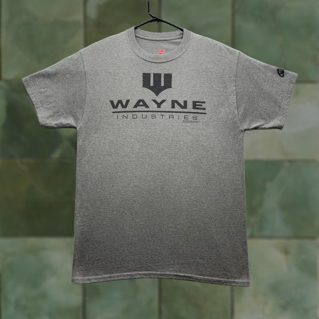 Hanes Hanes T-Shirt Mens Medium M Batman DC Universe Spell Out Dad Gray Size US M / EU 48-50 / 2 - 1 Thumbnail