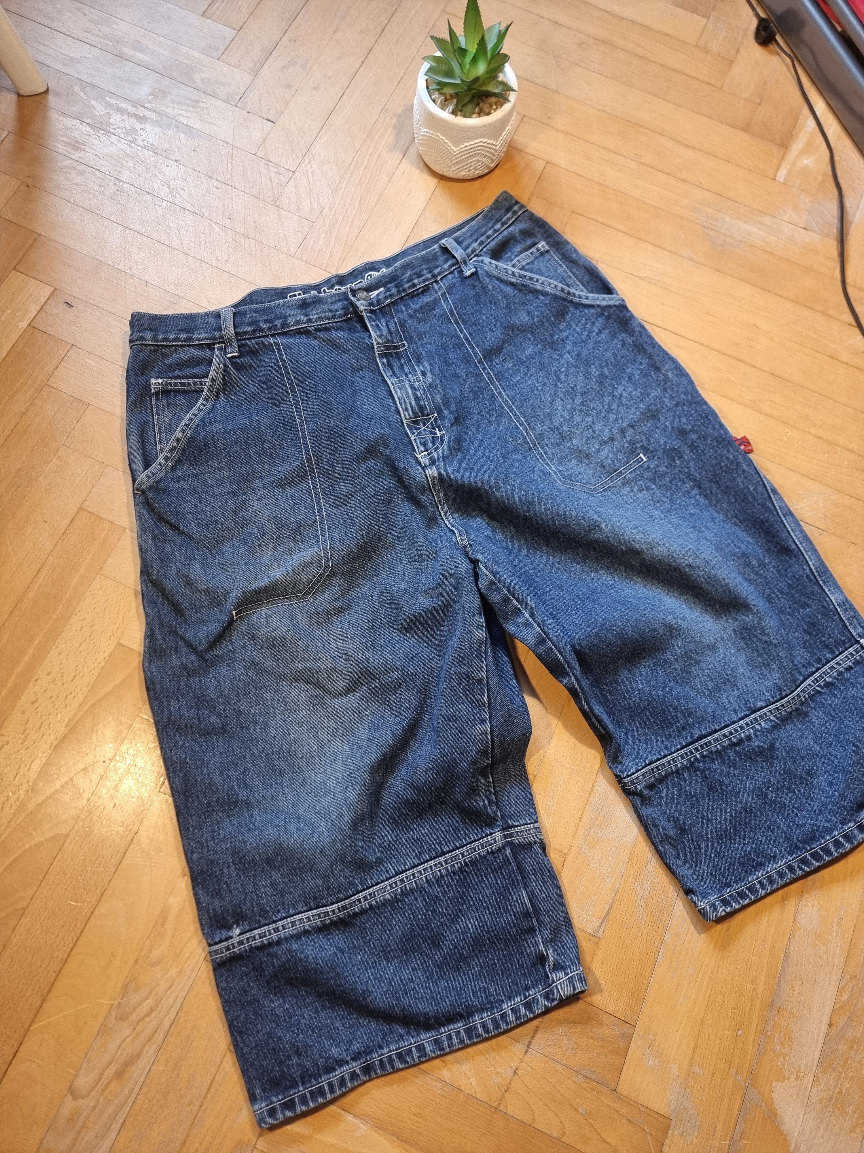 Southpole Vintage Fishbone Jorts Size US 38 / EU 54 - 8 Thumbnail