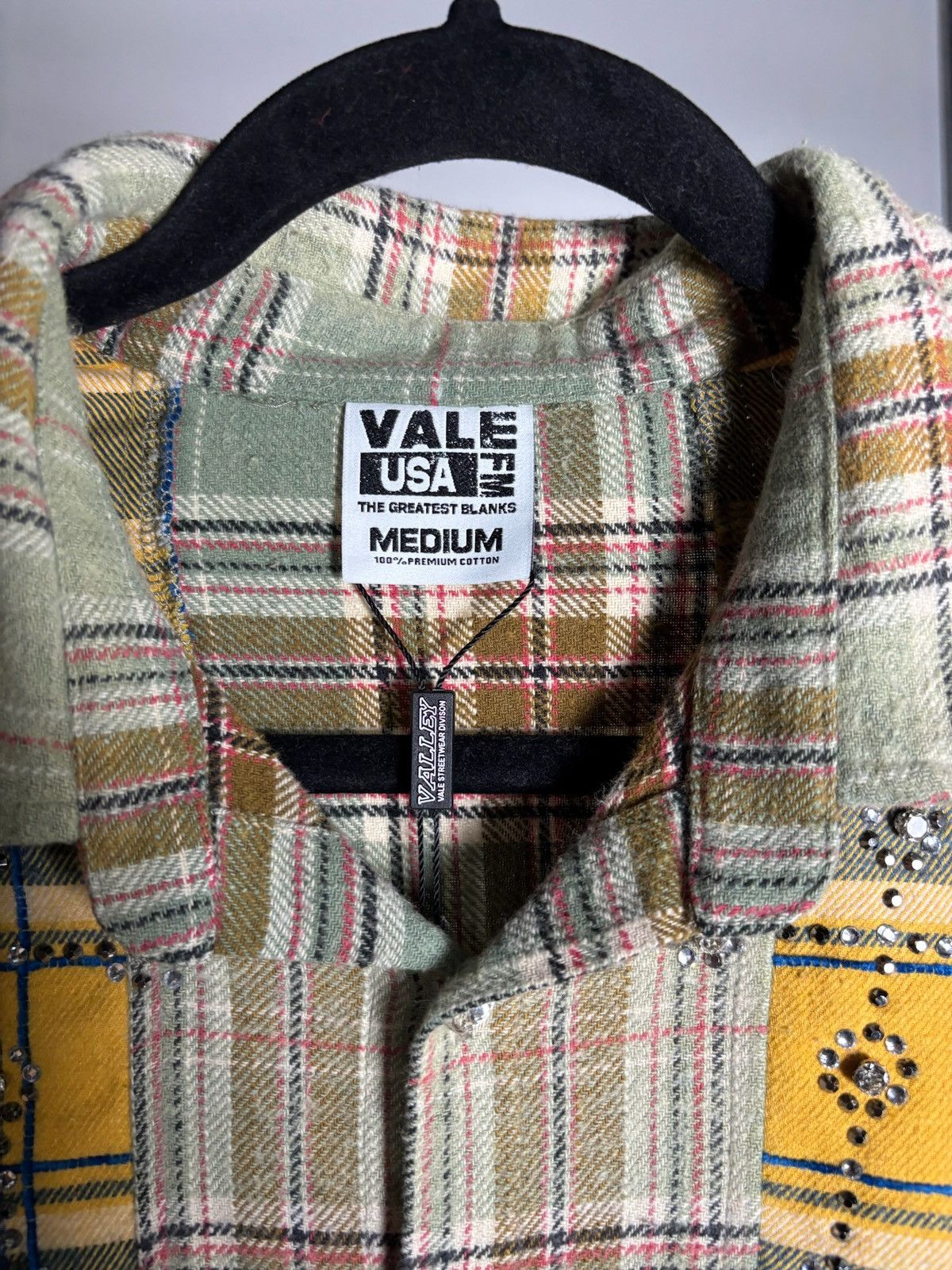 Vale Vale Forever Earth Day Flannel 'Green/Patchwork' Size US M / EU 48-50 / 2 - 3 Thumbnail