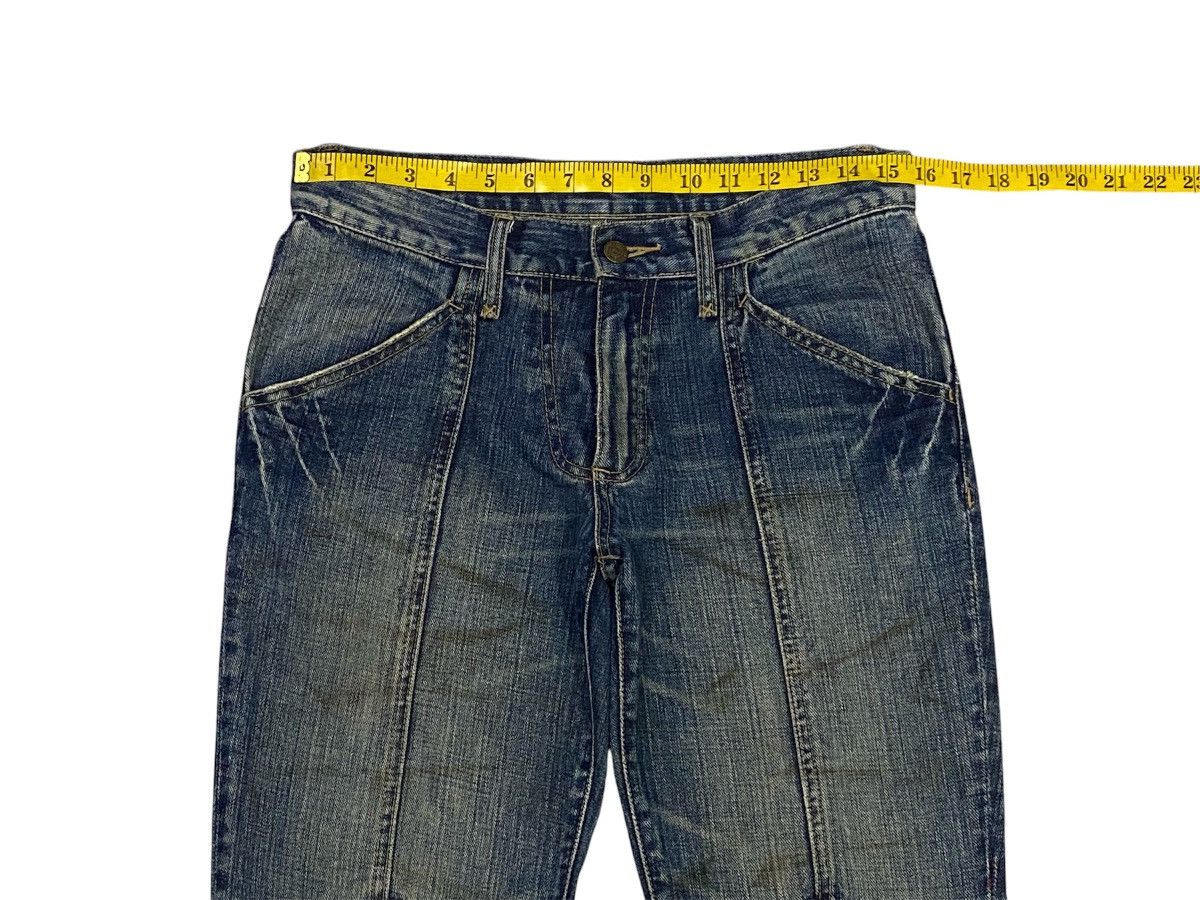 Tornado Mart 💃Tornado Mart Mud Wash Backlace Flared Jeans Size US 30 / EU 46 - 14 Thumbnail