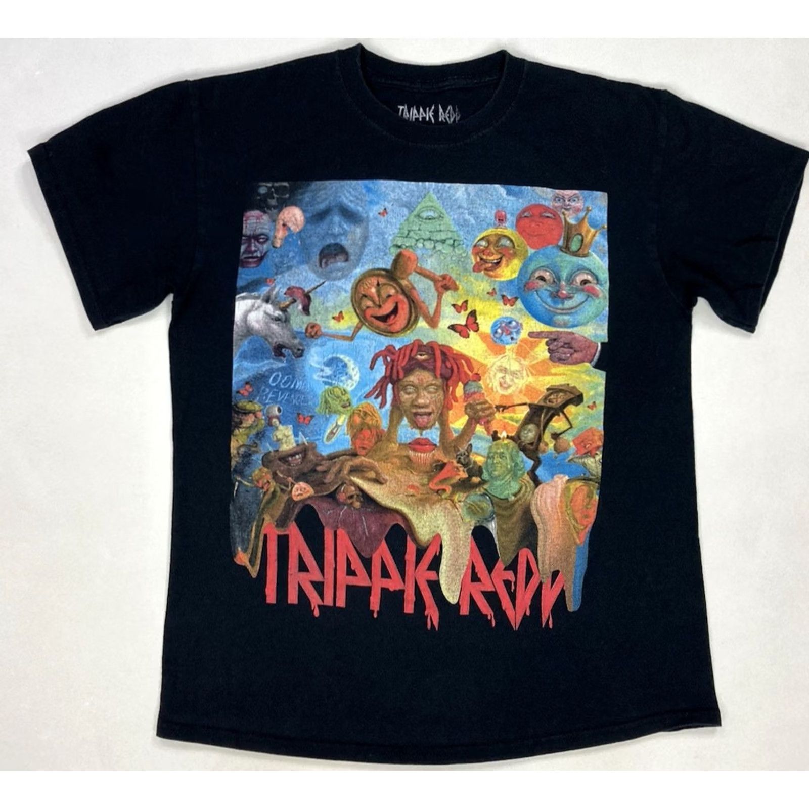 Fruit Of The Loom VINTAGE Trippie Redd Graphic T-shirt Women Medium Black Short Sleeve Music Size M / US 6-8 / IT 42-44 - 2 Thumbnail