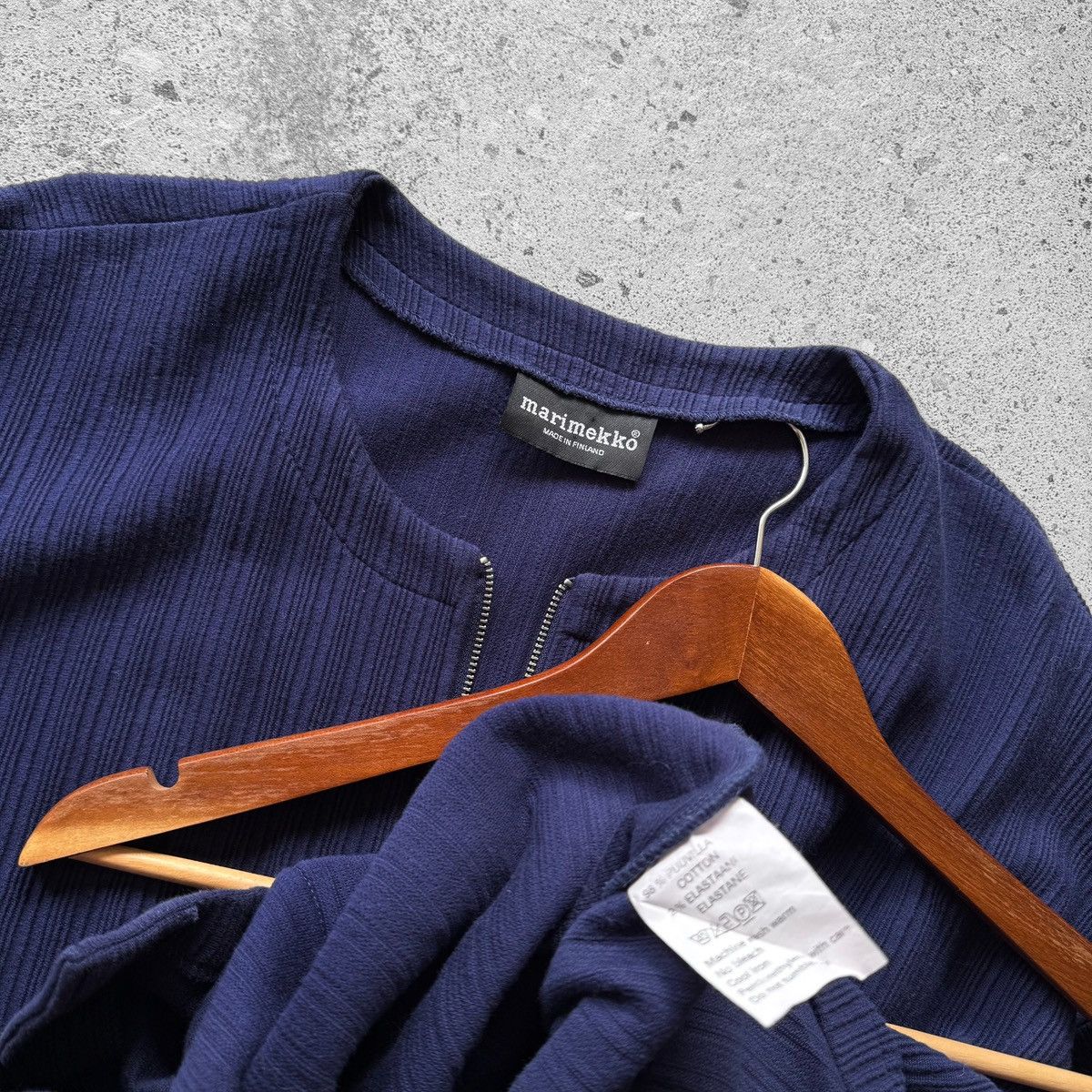 Designer × Marimekko Marimekko Womens Y2K Knit Sweat Full Zip Stretch Jacket Size XL / US 12-14 / IT 48-50 - 4 Thumbnail