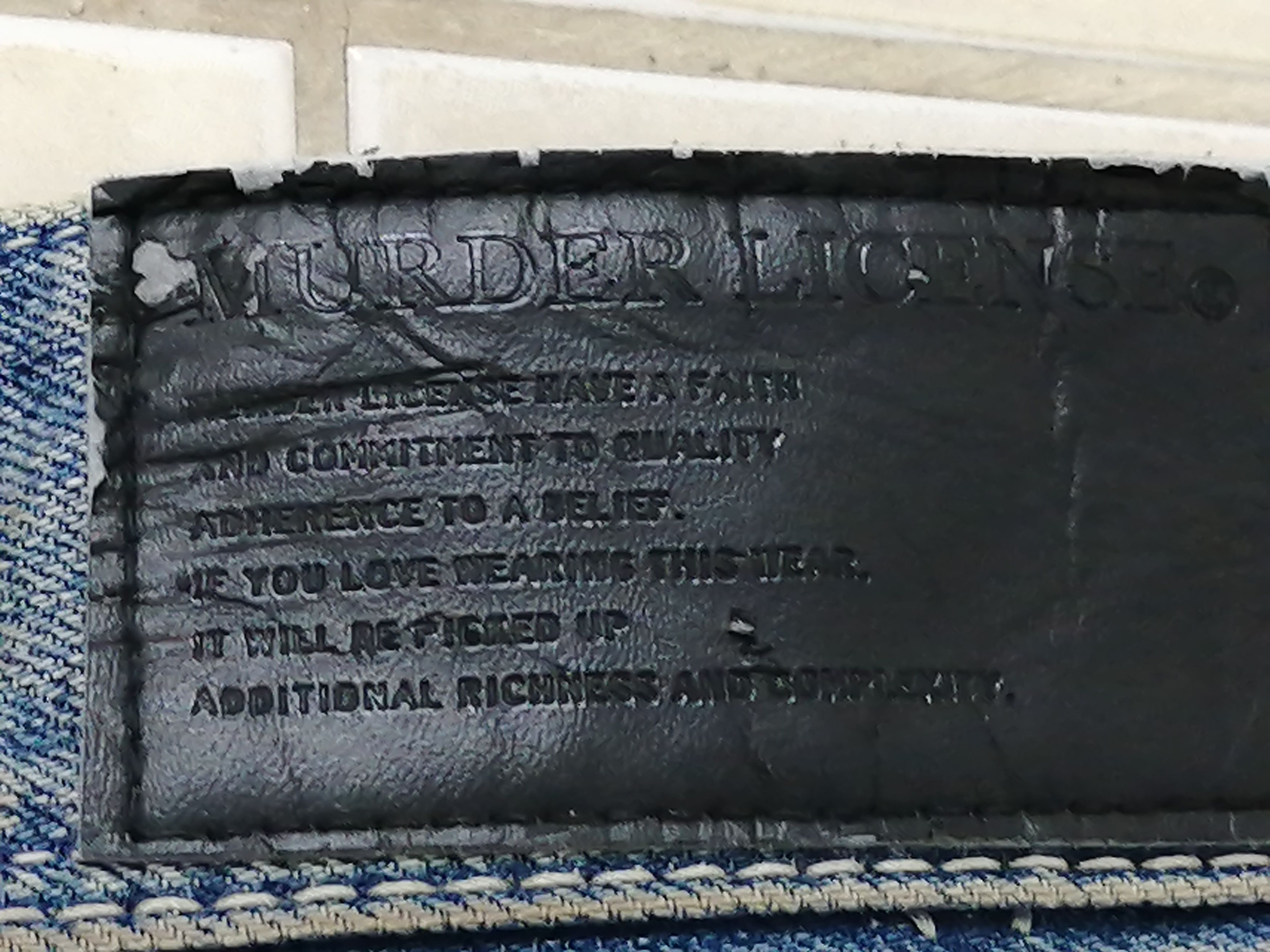 Murder License Murder License Mens Jeans Size US 33 - 15 Thumbnail