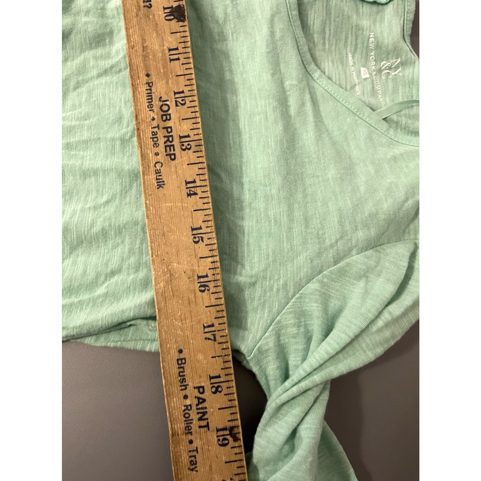 Vintage New York & Company Shirt Women's XS Green Knit 3/4 Sleeve Boat Neck Pullover Casual Size XS / US 0-2 / IT 36-38 - 5 Thumbnail