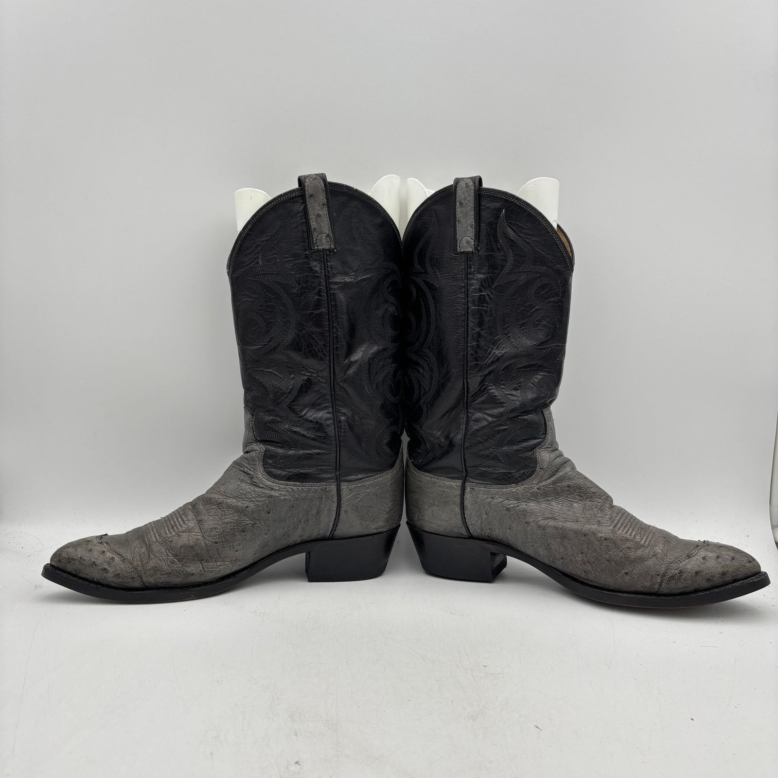 Dan Post Vintage Dan Post Exotic Ostrich Western Boots Snip Toe 11 D Size US 11 / EU 44 - 6 Thumbnail