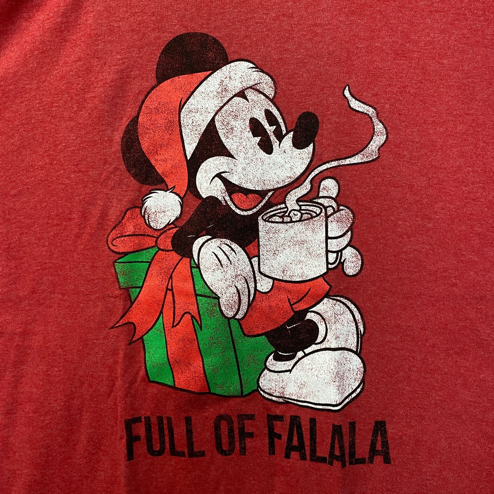 Disney Santa Mickey Mouse Full of Falala Christmas Disney Tee L Size US L / EU 52-54 / 3 - 2 Thumbnail