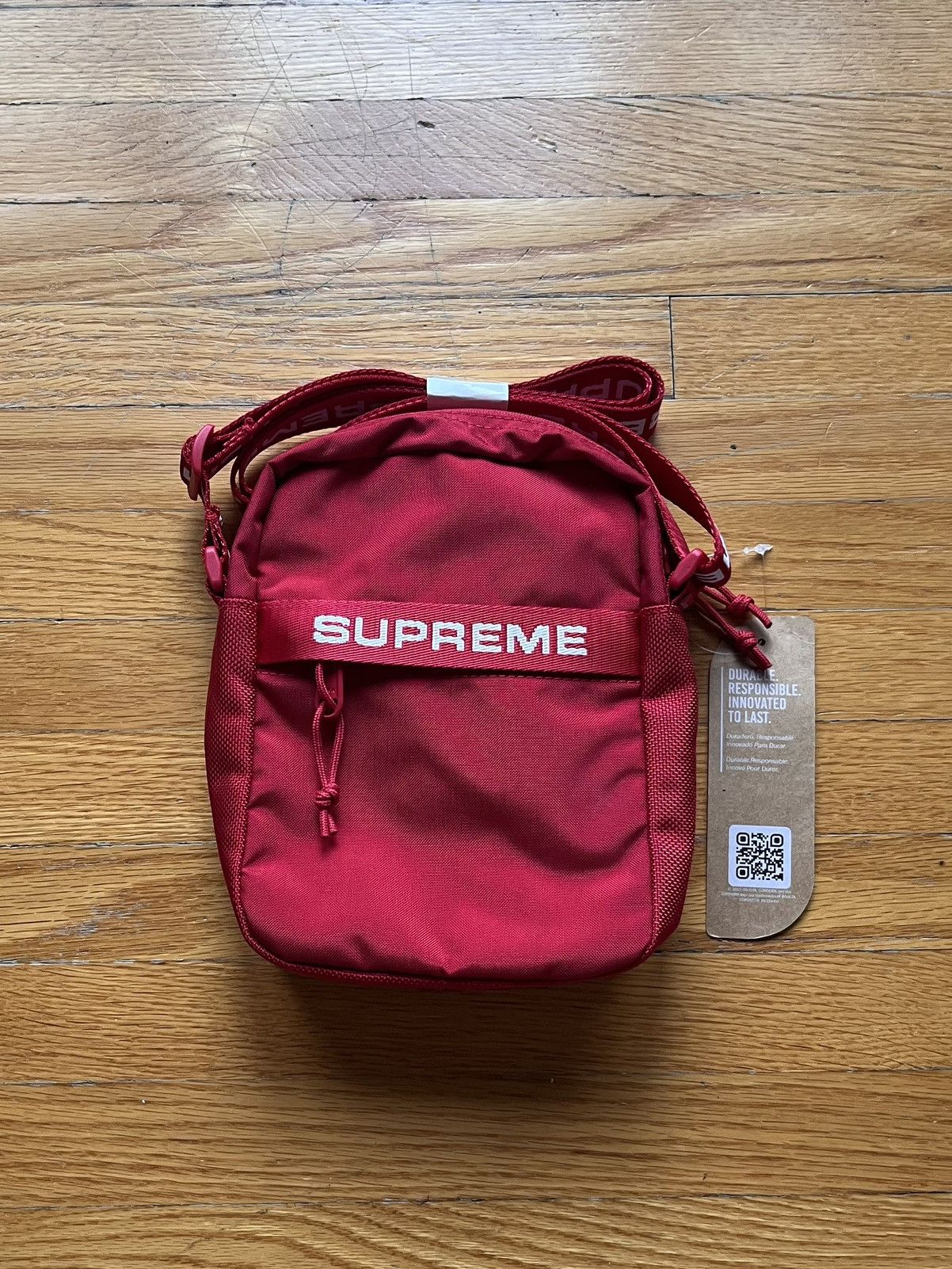 SUPREME RED BACKPACK OS FW21 (100% AUTHENTIC) BRAND NEW AND STILL