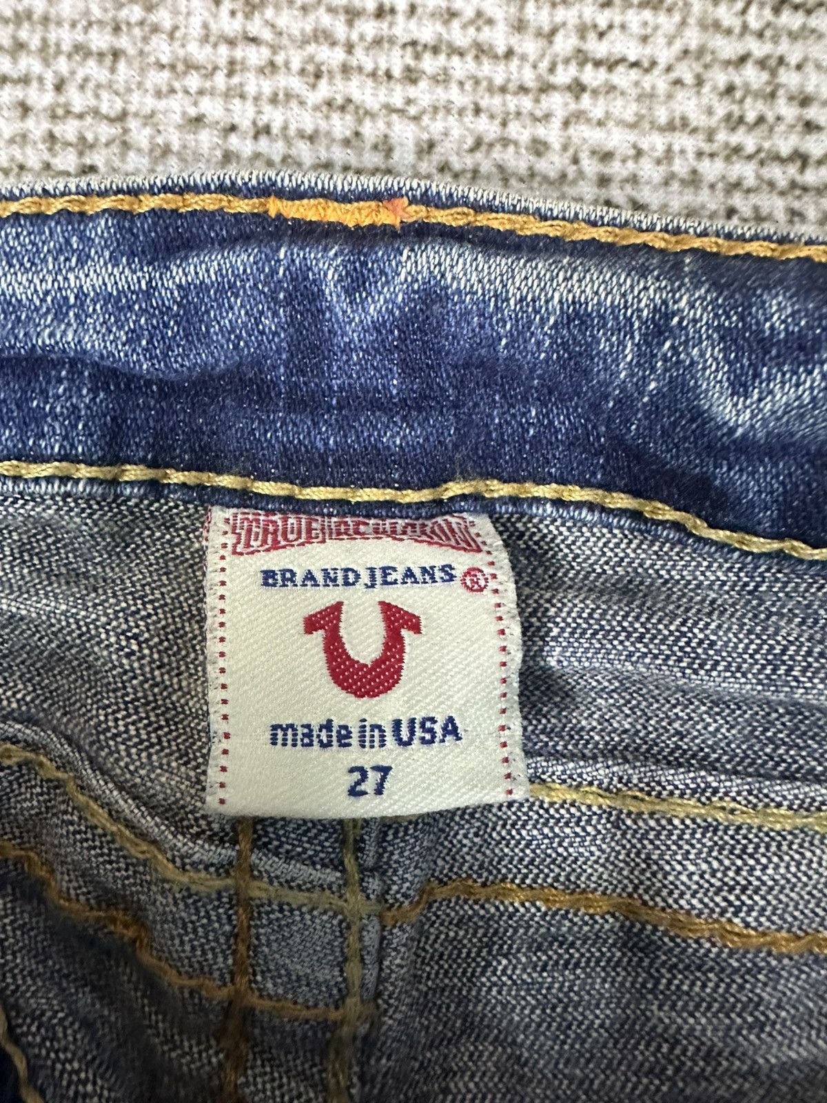 True Religion Y2K True Religion "Joey" Flare Usa Denim 27x32 D739 Size 27" / US 4 / IT 40 - 11 Thumbnail