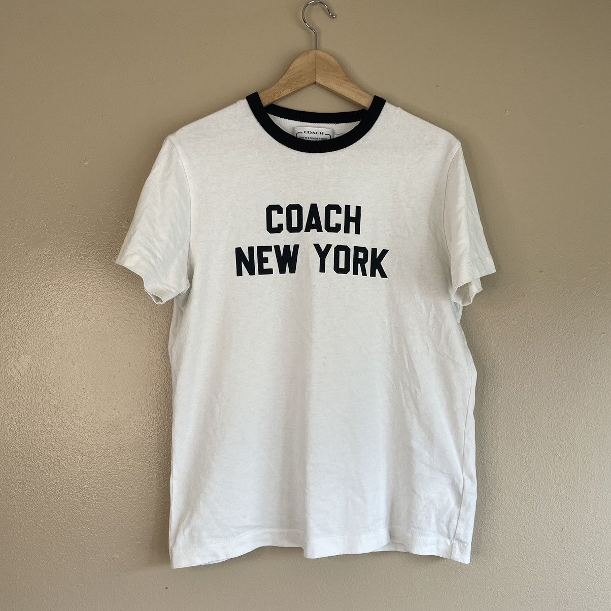 Coach S/S Word Logo Tee Size US S / EU 44-46 / 1 - 1 Thumbnail