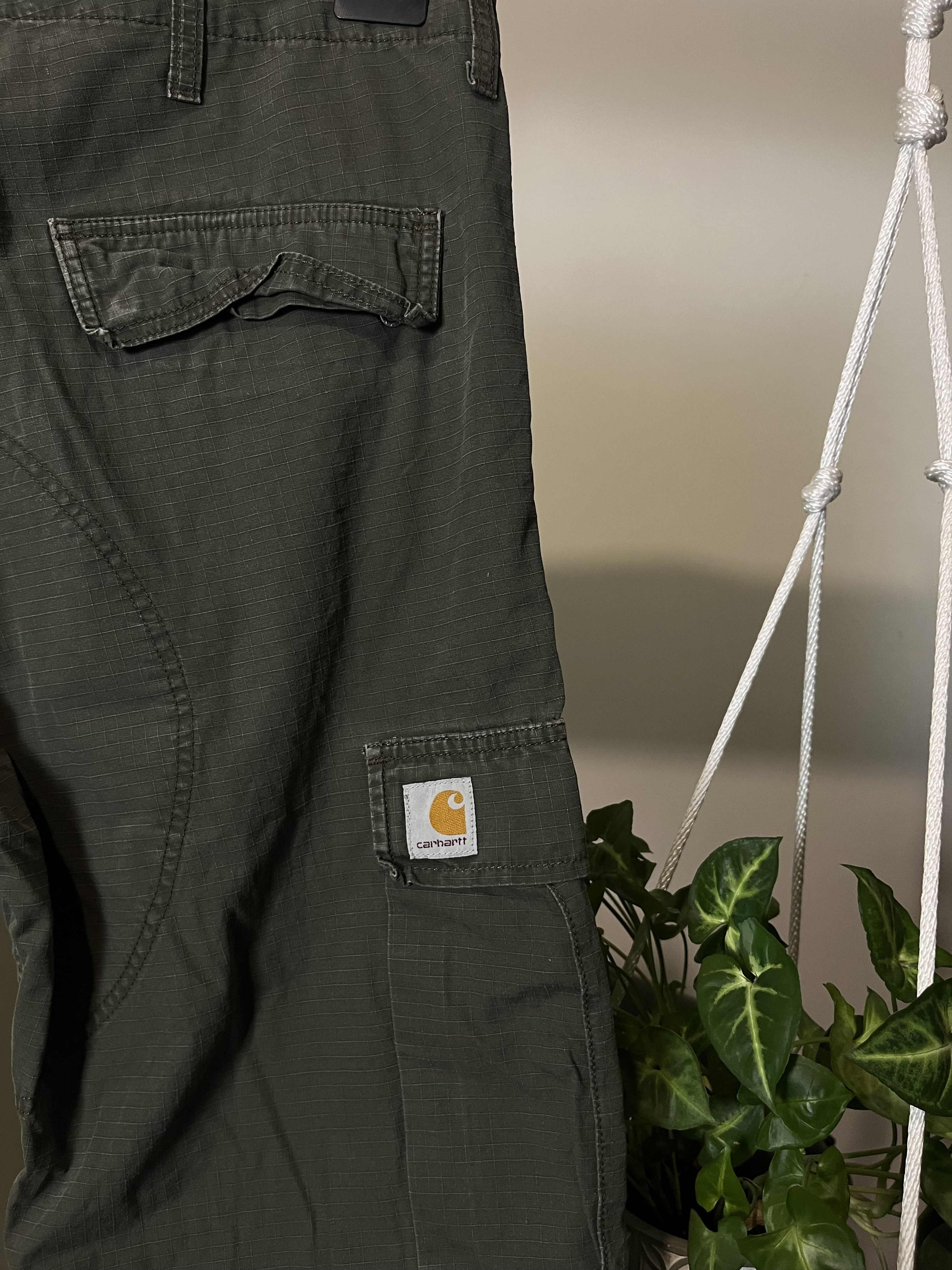 Carhartt × Vintage Vintage Carhartt Double Knee Cargo Pants 34x32 Size US 34 / EU 50 - 5 Thumbnail