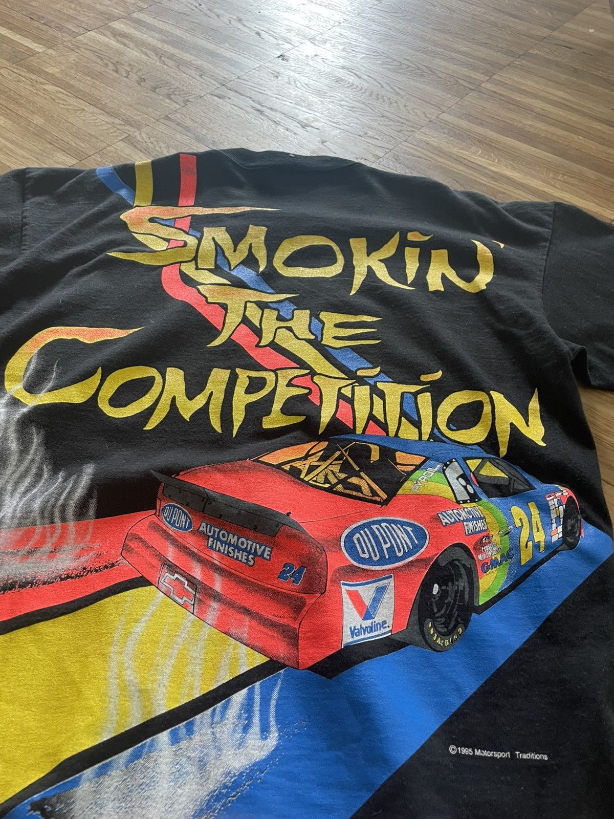 Vintage Vintage 1995 Jeff Gordon T-shirt Size US L / EU 52-54 / 3 - 6 Thumbnail