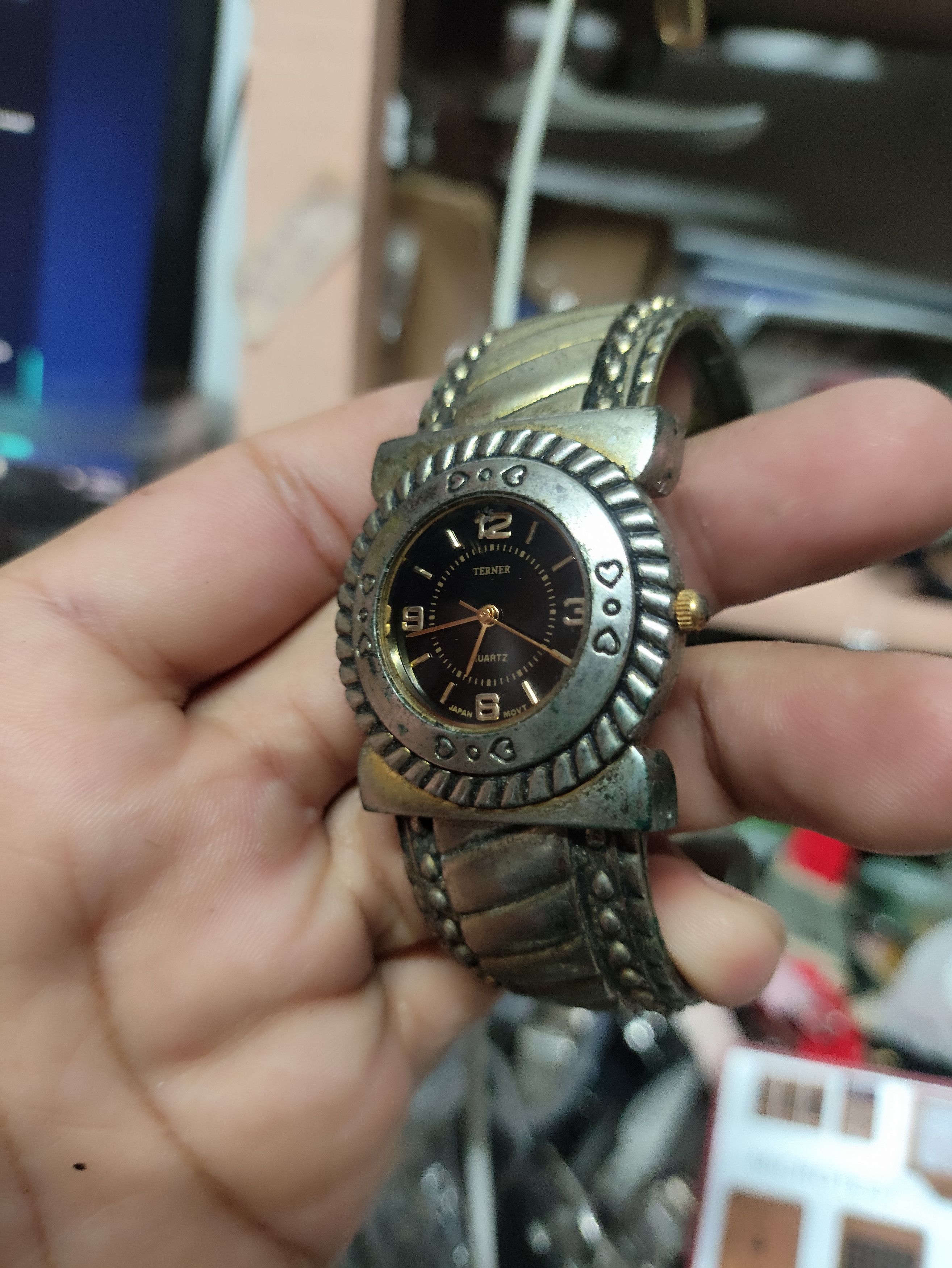 Japanese Brand × Vintage Bijour Terner (K46120) Vintage Steel Art Design Watch Size ONE SIZE - 4 Thumbnail