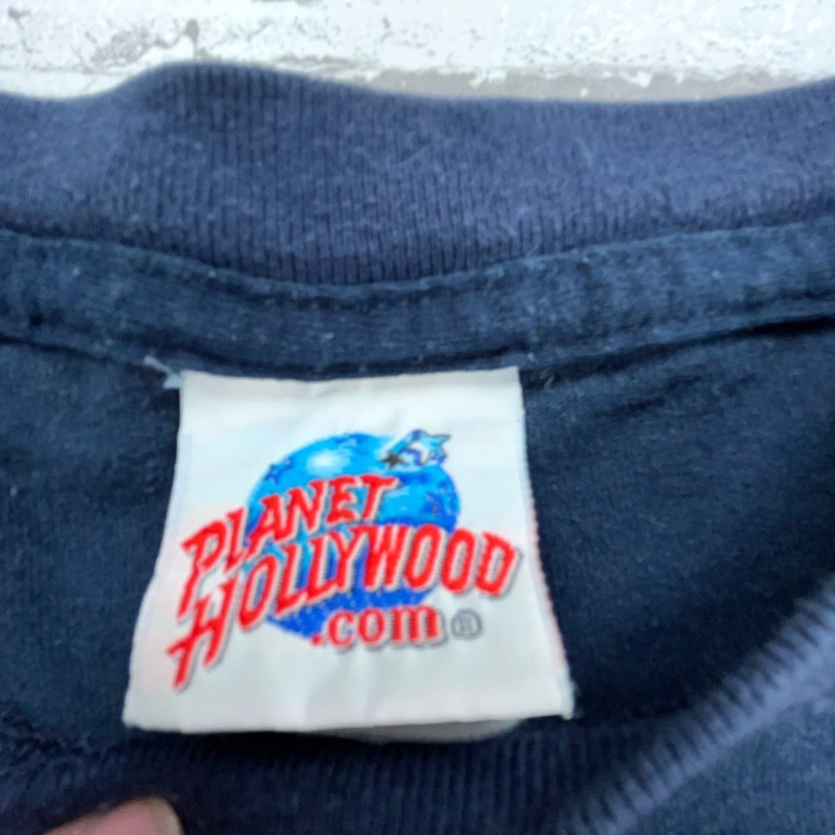 Planet Hollywood VINTAGE Planet Hollywood Shirt Men XL Blue Tee Long Sleeve Tattoo 90s Mall Punk Shirt Size US XL / EU 56 / 4 - 6 Thumbnail
