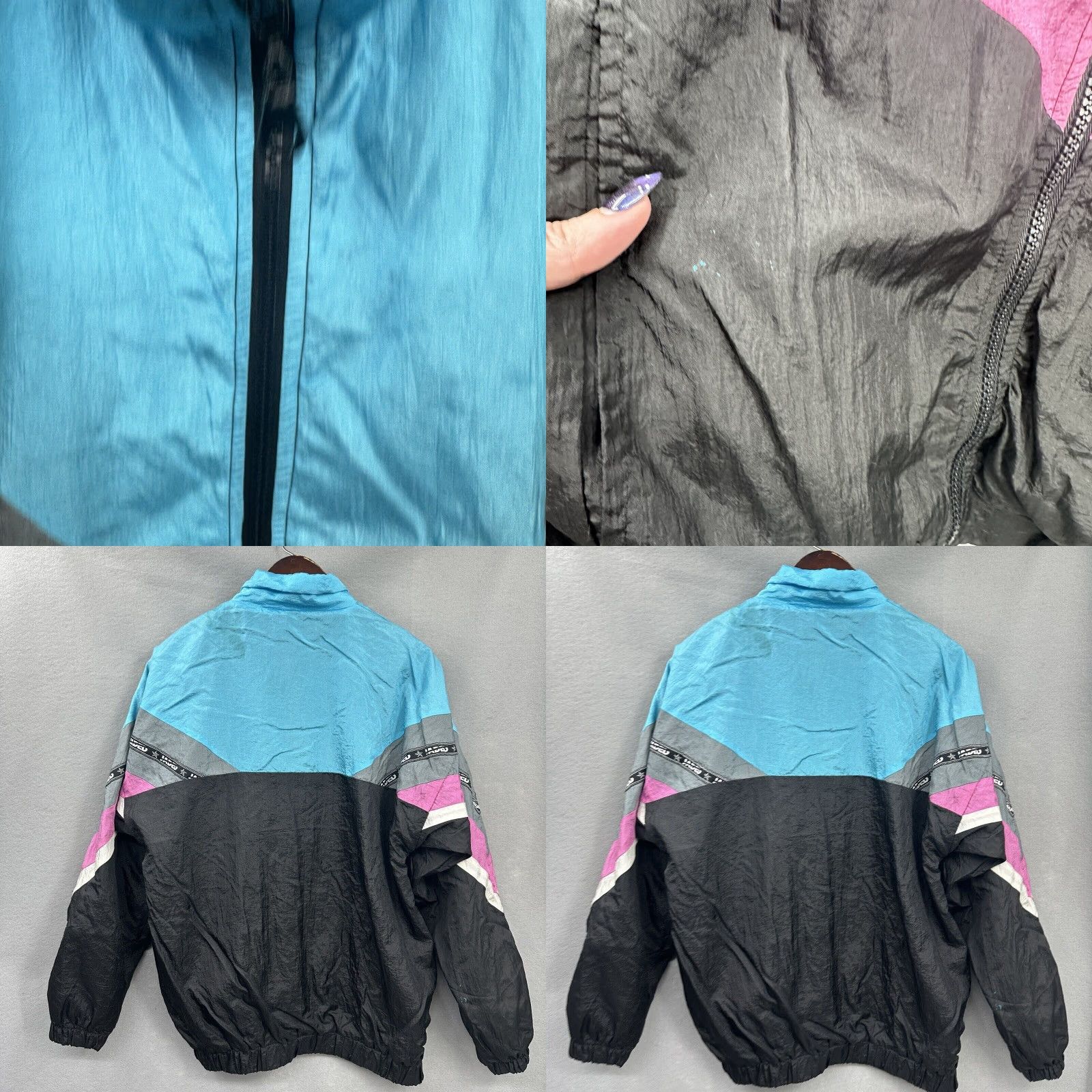 Jaded London Jaded London Jacket Men XS Athleisure Long Sleeve Full Zip 90s Retro READ Size US XS / EU 42 / 0 - 8 Thumbnail
