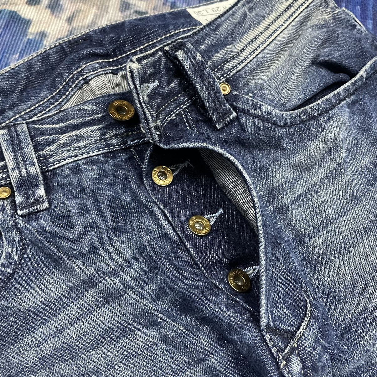 Diesel Diesel Industry Distressed Faded Straight Jeans Size US 31 - 8 Thumbnail