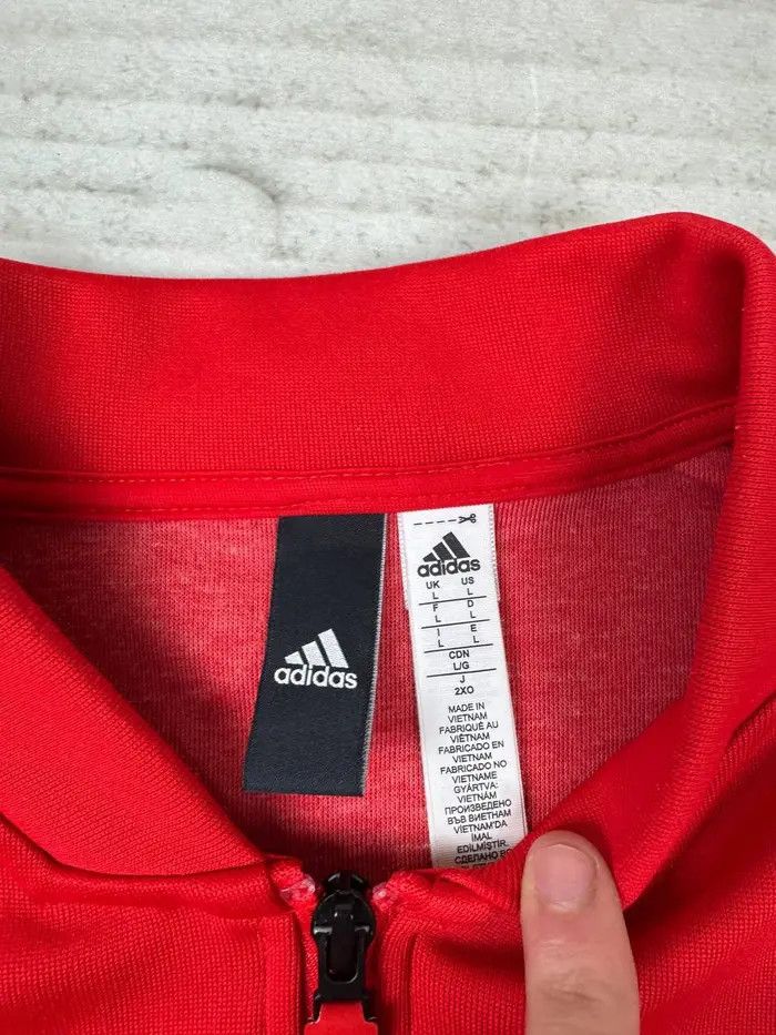 Adidas Adidas Spain 2018 2019 Track Jacket Football Soccer Size US L / EU 52-54 / 3 - 5 Thumbnail