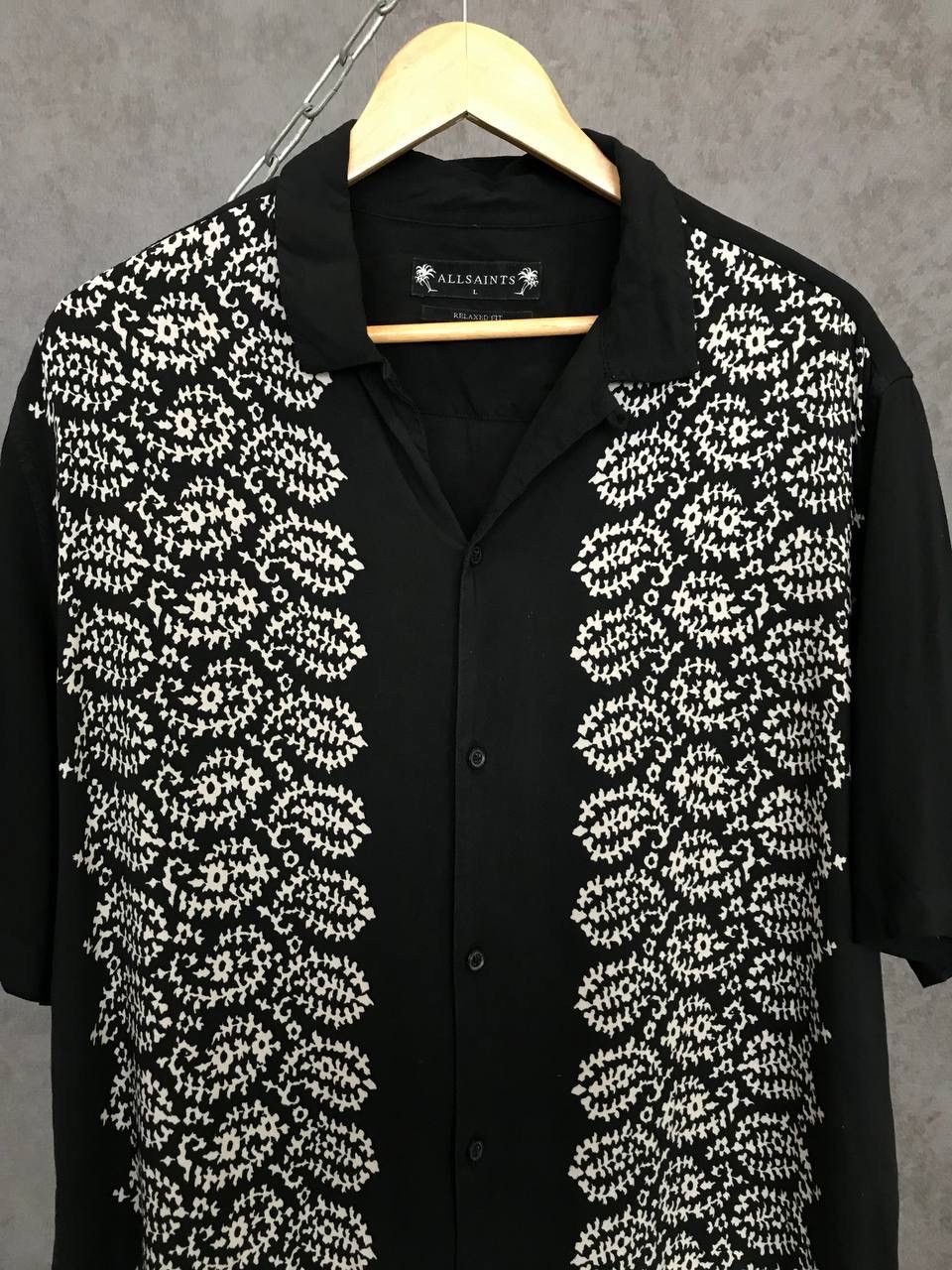 Allsaints Allsaints art crazy Hawaiian relaxed shirt Size US L / EU 52-54 / 3 - 3 Thumbnail