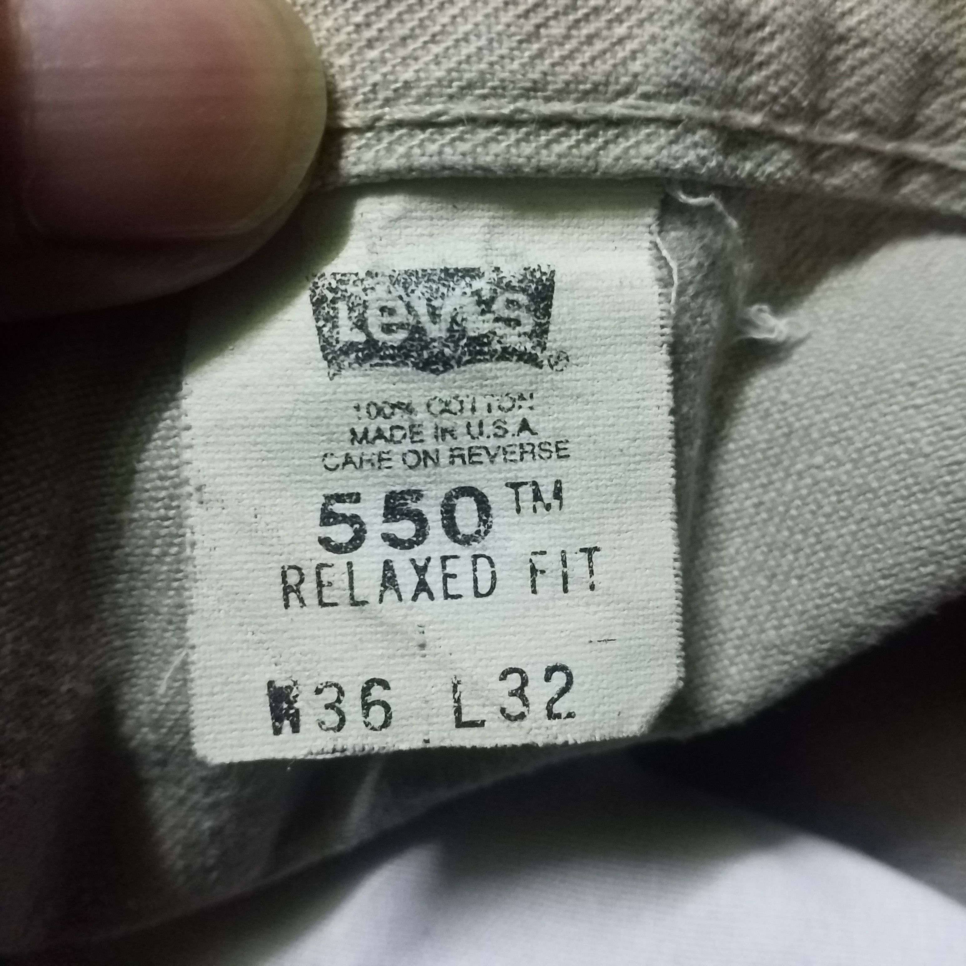 Levi's LEVIS 550 RELAXED FIT Size US 36 / EU 52 - 13 Thumbnail