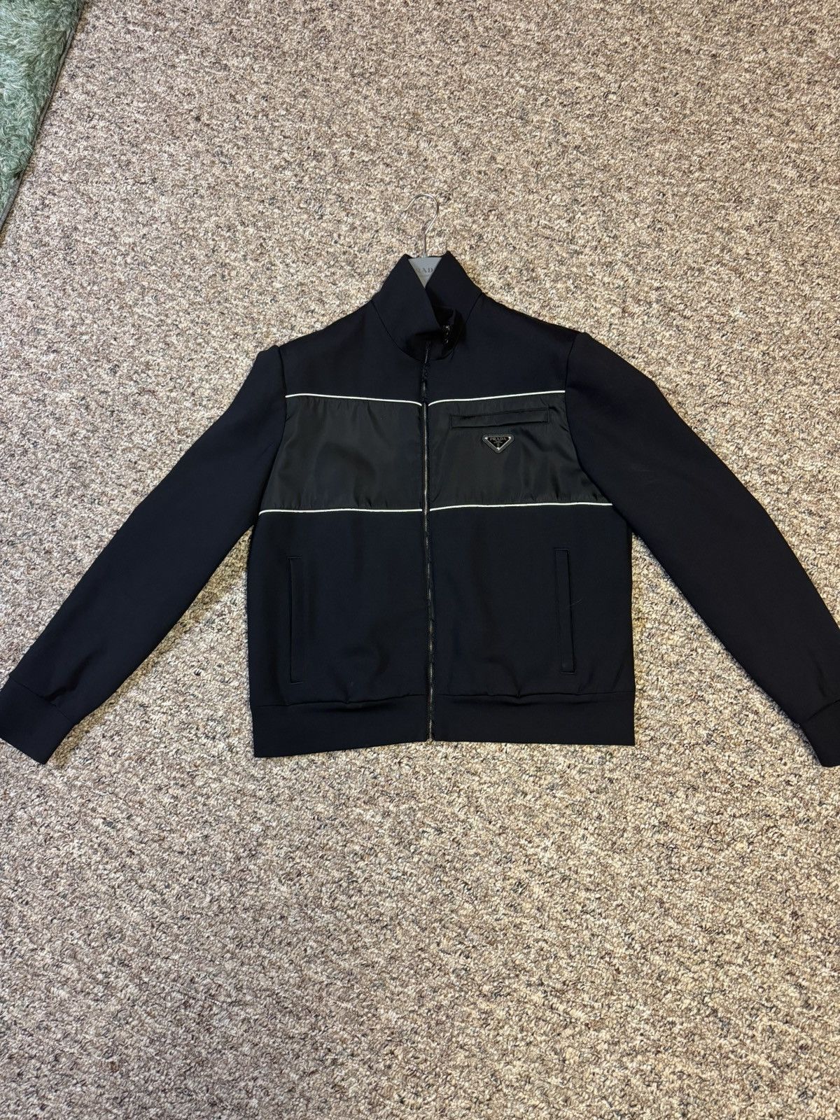 Prada Blouson felpa stretch Nero+bianco Size US L / EU 52-54 / 3 - 1 Thumbnail