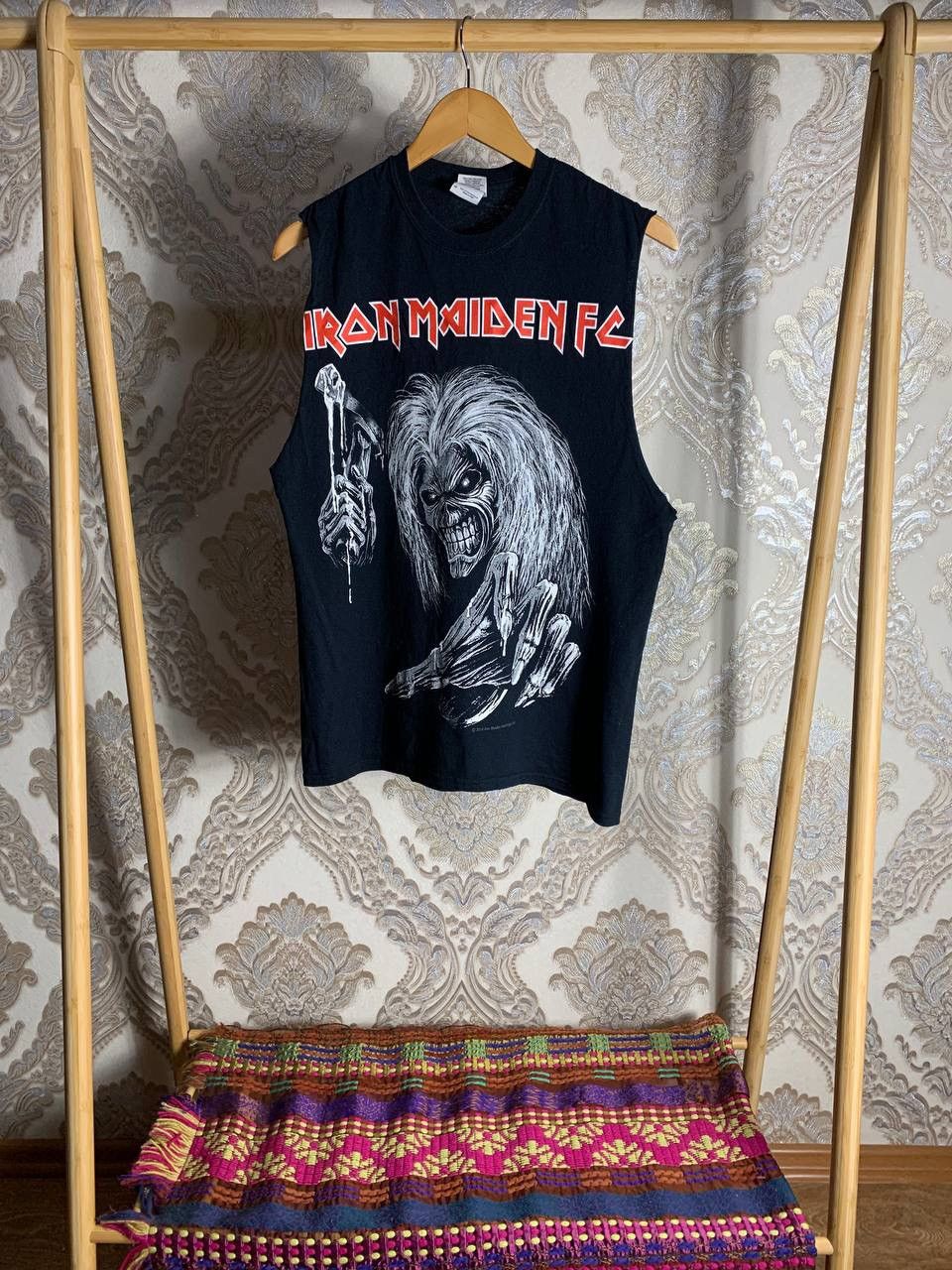 Pre-owned Iron Maiden X Rock T Shirt Vintage Iron Maiden Monsters Of Rock Tour 1992 Y2k 90's In Black
