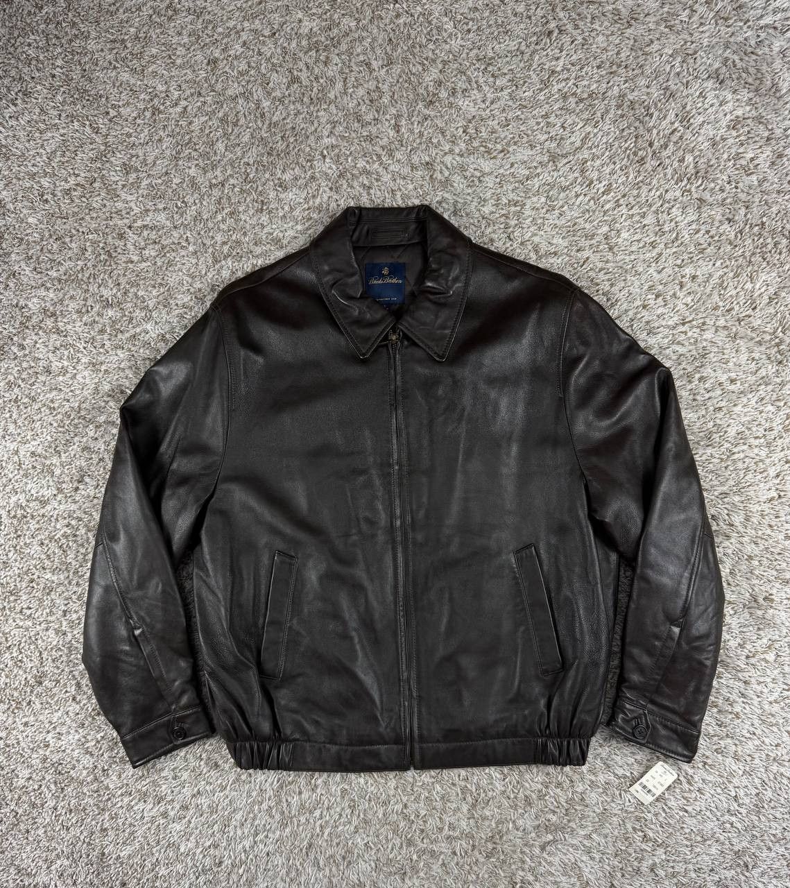 Brooks Brothers Brooks Brothers Genuine Bomber Full Zip Bemberg Lined Size US L / EU 52-54 / 3 - 1 Thumbnail