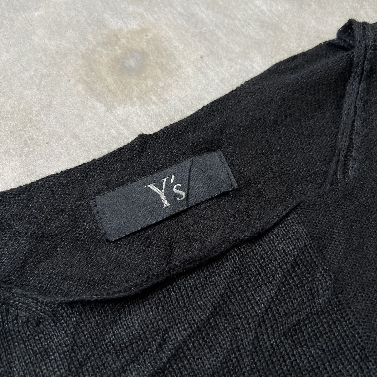 Japanese Brand × Y's × Yohji Yamamoto Yohji Yamamoto Sweater Knit Linen Size M / US 6-8 / IT 42-44 - 4 Thumbnail