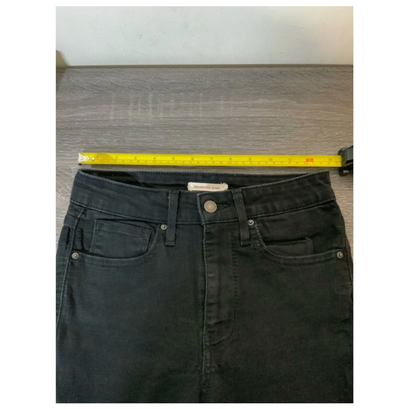 Levi's Levi's 721 High Rise Skinny Waterless Slim Tight Leg Jeans Size 27" / US 4 / IT 40 - 5 Thumbnail