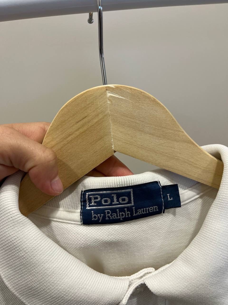 Polo Ralph Lauren Vintage 90s Polo Ralph Lauren Rugby Pocket Earth Tone White Size US L / EU 52-54 / 3 - 6 Thumbnail
