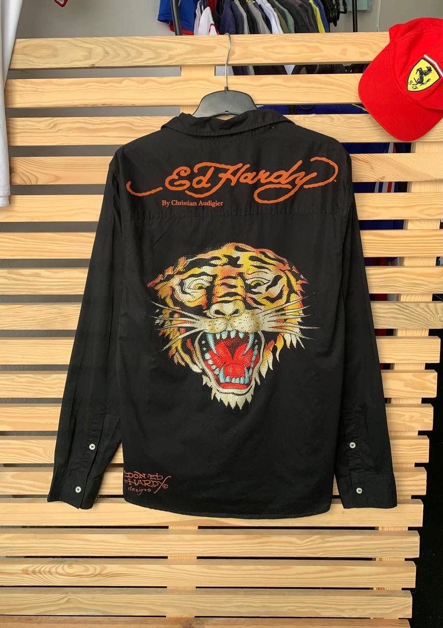 Vintage Ed Hardy button up shirt