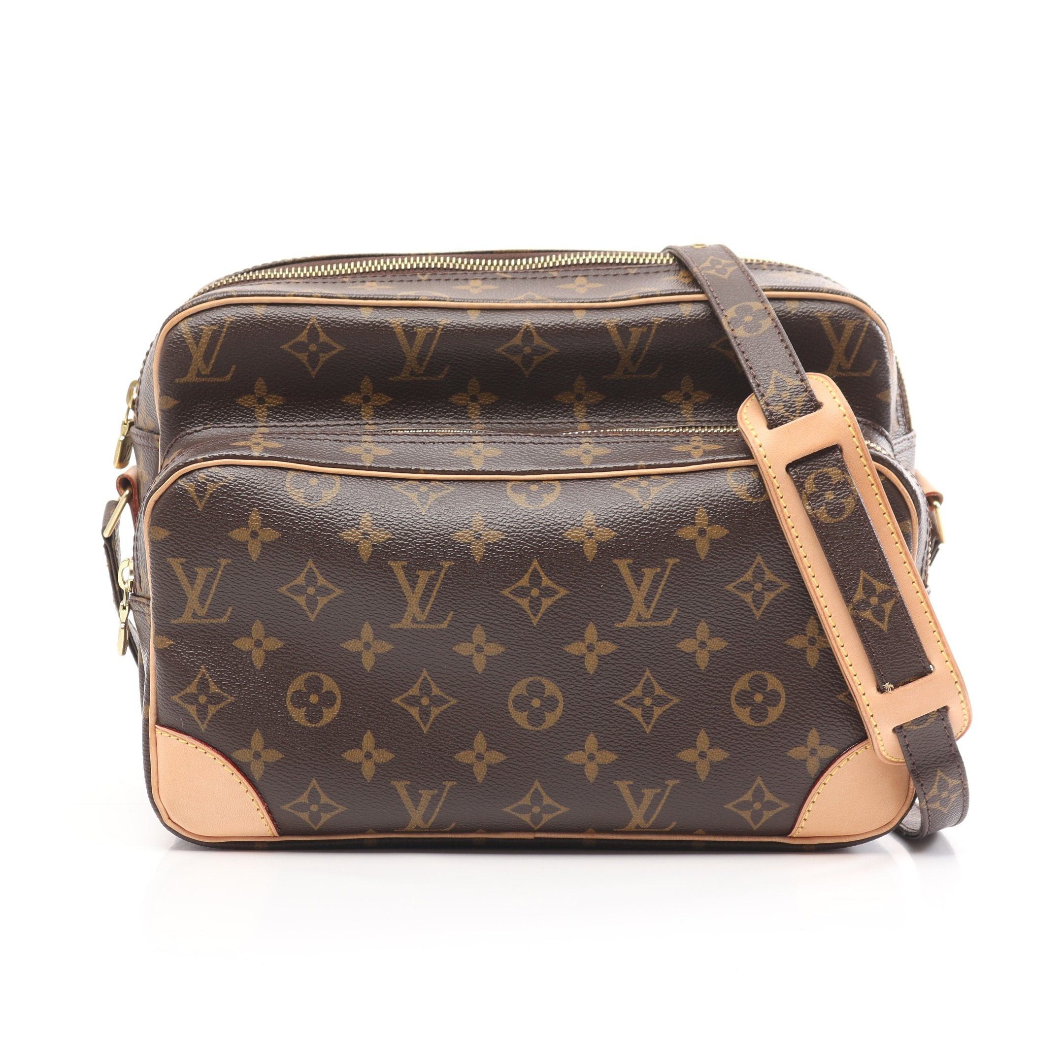 Louis Vuitton Louis Vuitton Nil Monogram Shoulder Bag Leather Brown Size ONE SIZE - 1 Thumbnail