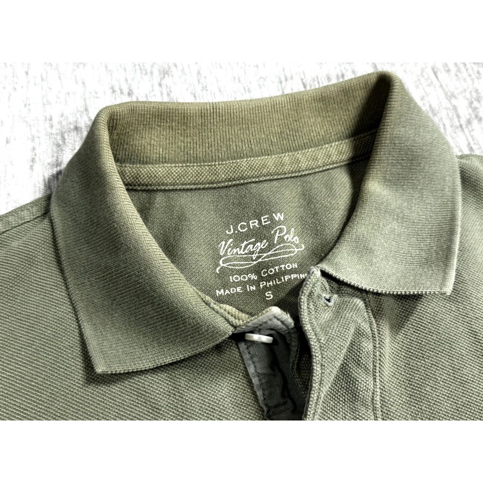 J.Crew VINTAGE J.Crew Polo Shirt Mens Small Green 100% Cotton Casual Summer Preppy Vintage Polo Size US S / EU 44-46 / 1 - 3 Thumbnail