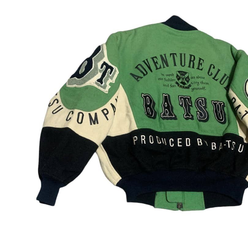 If Six Was Nine Vintage 80s Japanese BA-TSU Wool Varsity Jacket Nice Design Size US M / EU 48-50 / 2 - 7 Thumbnail