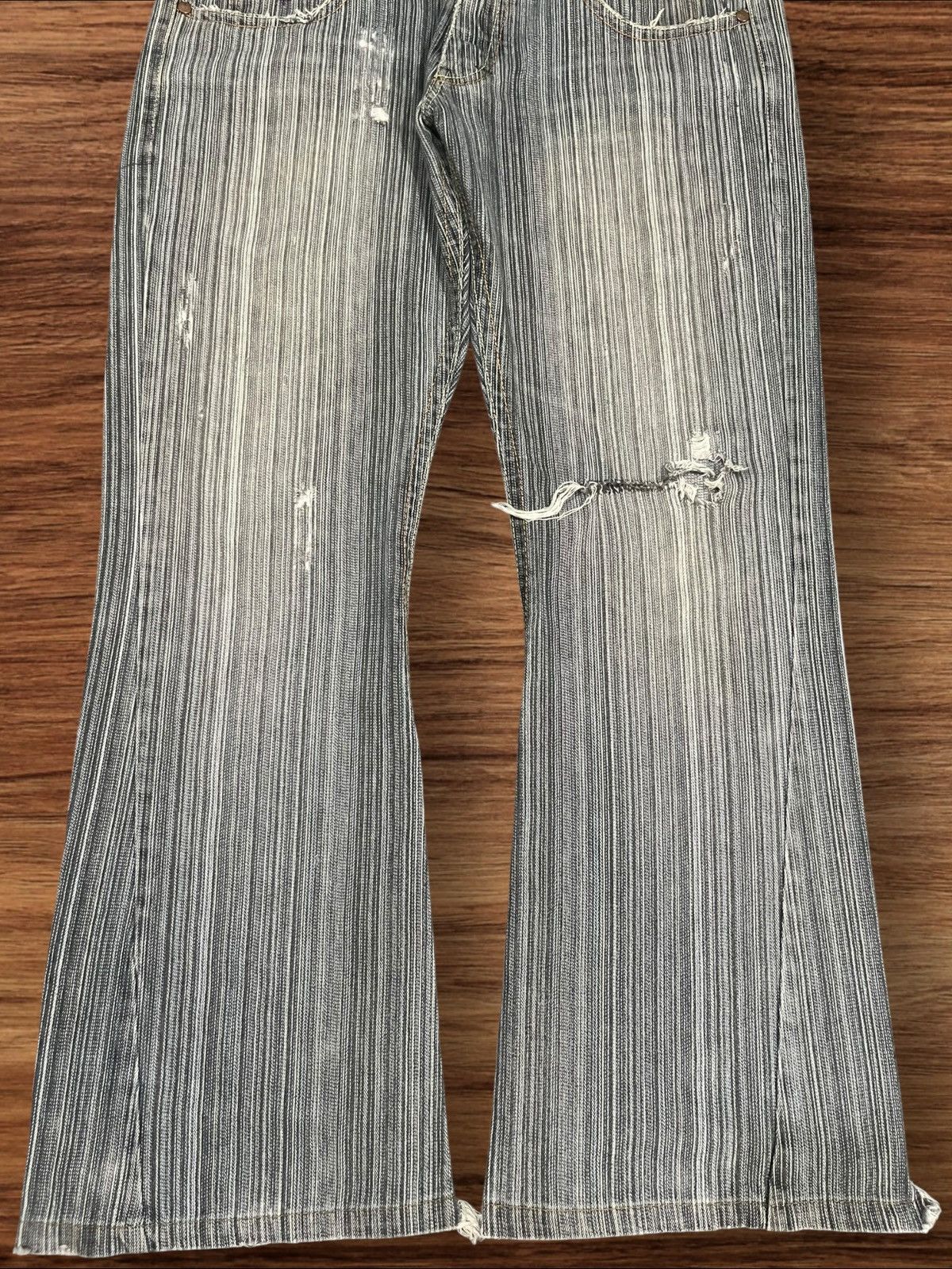 If Six Was Nine ⚡️Flare⚡️Vintage Japanese Brand Ikka Button Fly Flare Jeans Size US 34 / EU 50 - 11 Thumbnail
